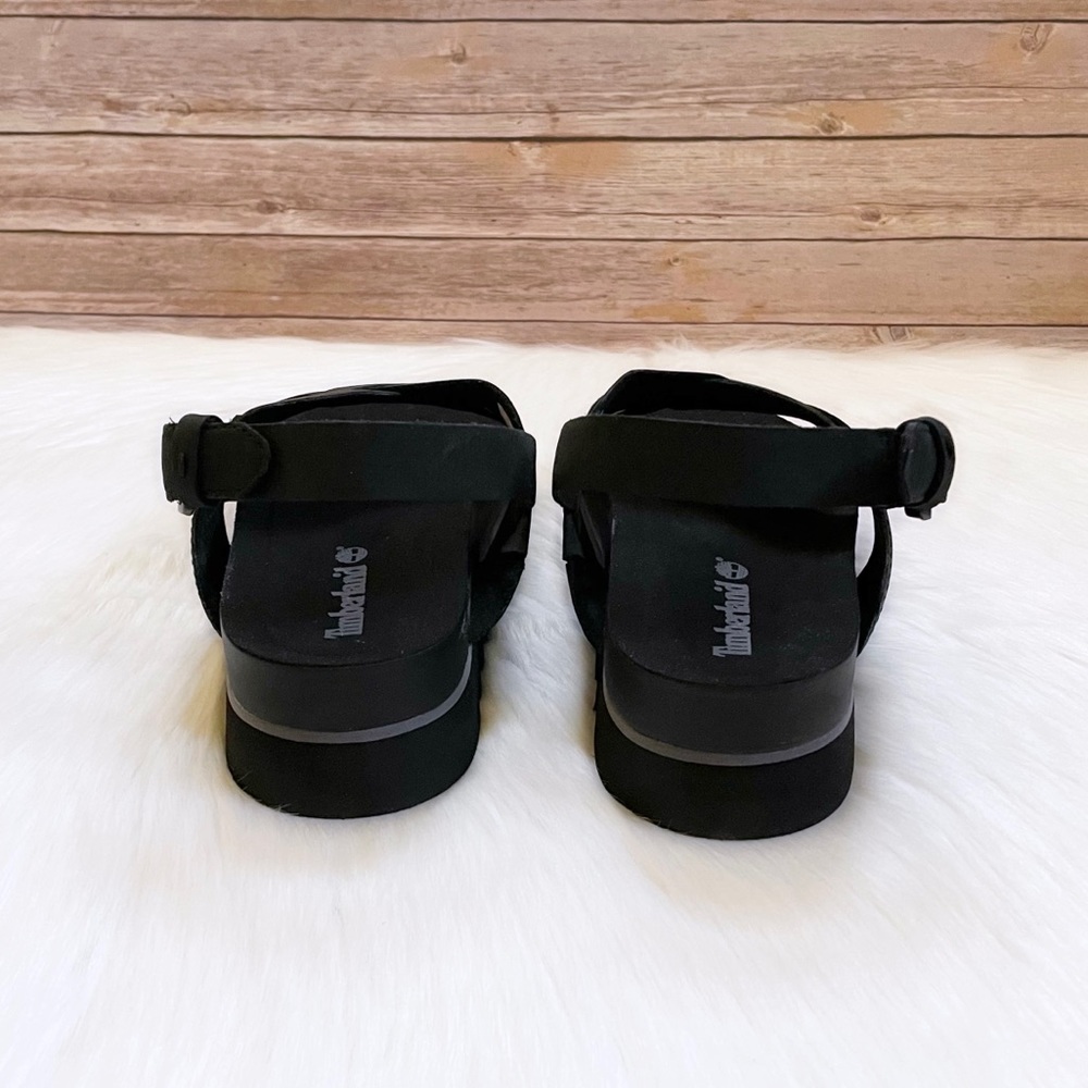 Timberland Women’s Santa Monica Sunrise Black Sandals - Picture 6 of 8